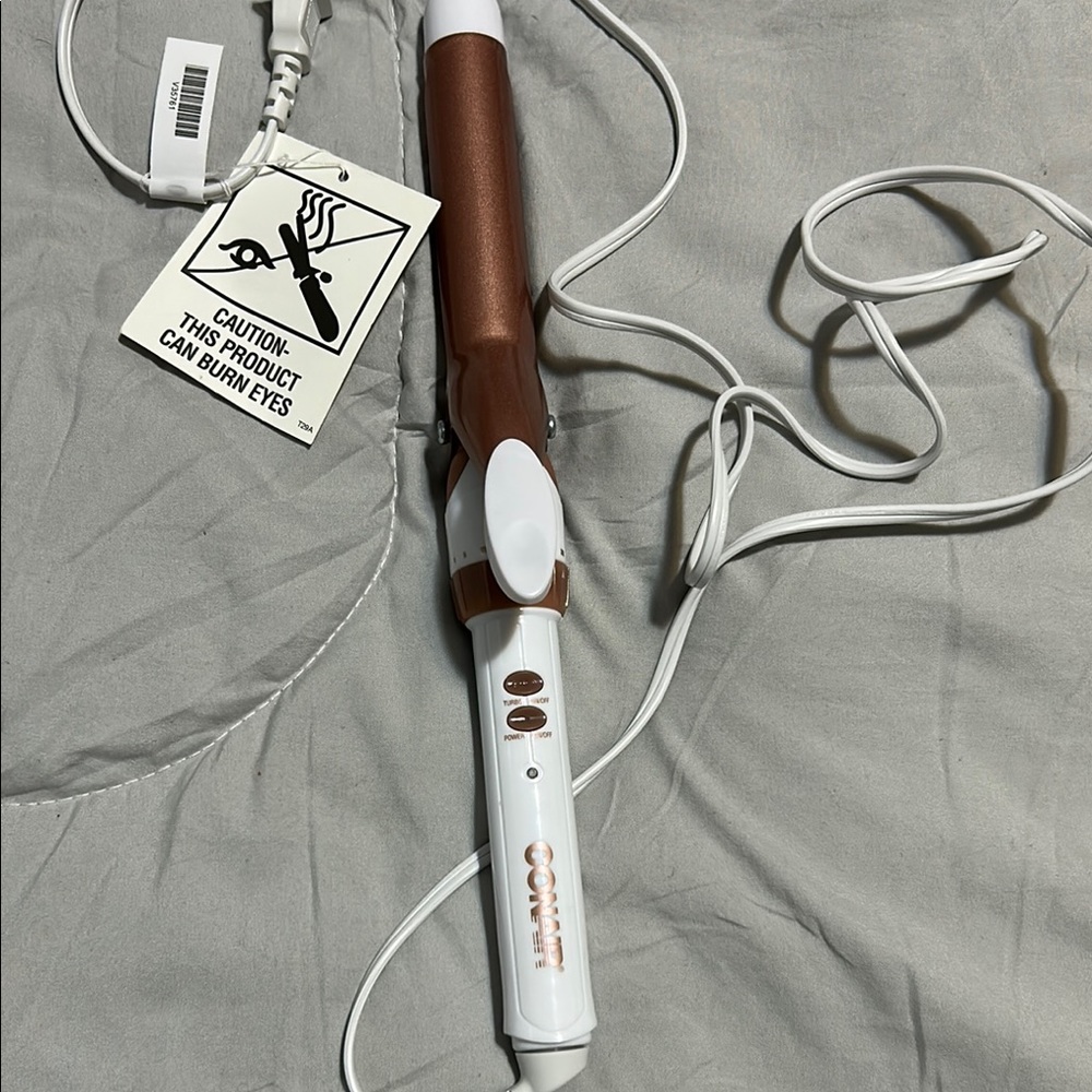 Conair White and Bronze Curling Iron